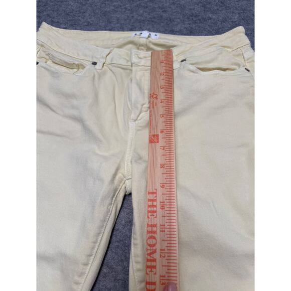 Paige Denim Co Womens Jeans Size 30 Pale Yellow Verdugo Ankle Denim - Picture 4 of 7